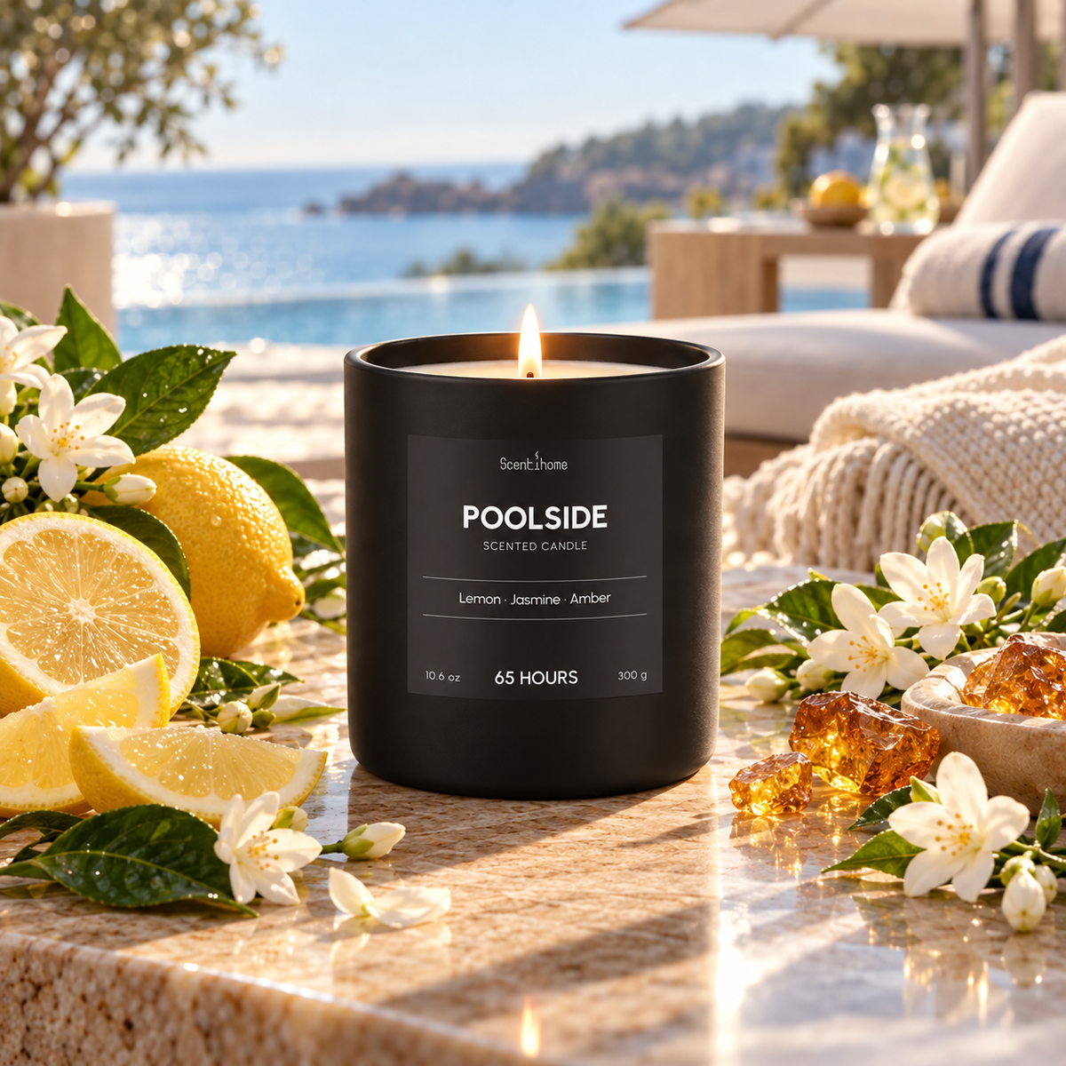 Poolside Candle