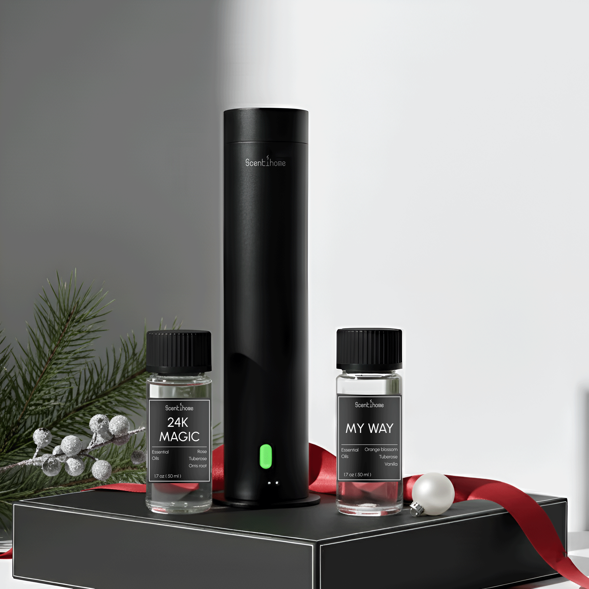 Combo 1 Tower Scent Diffuser + 2 Diffuser Oils 50ml