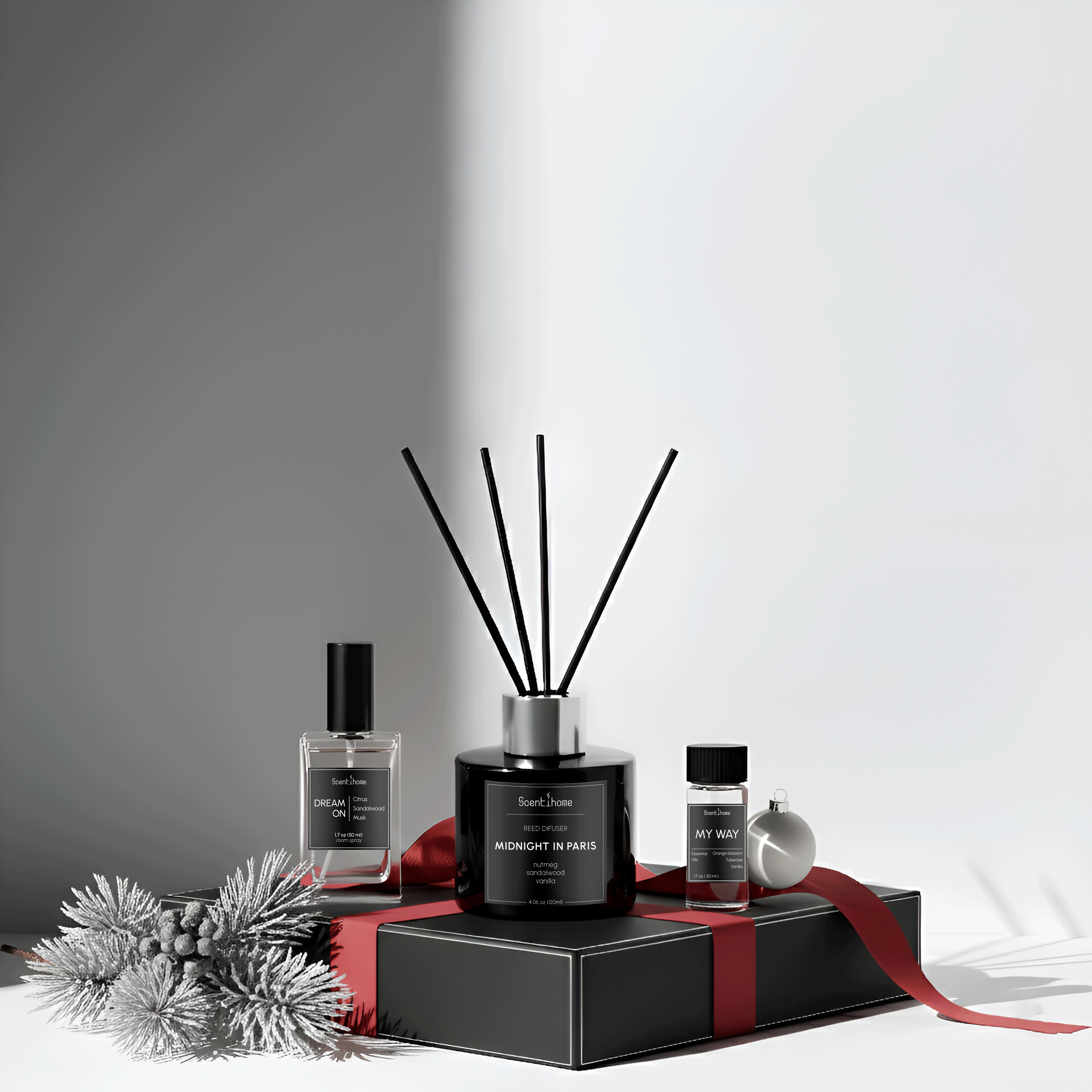 Combo 1 Reed Diffuser 120ml + 1 Diffuser Oil 50ml +1 Room Spray 50ml