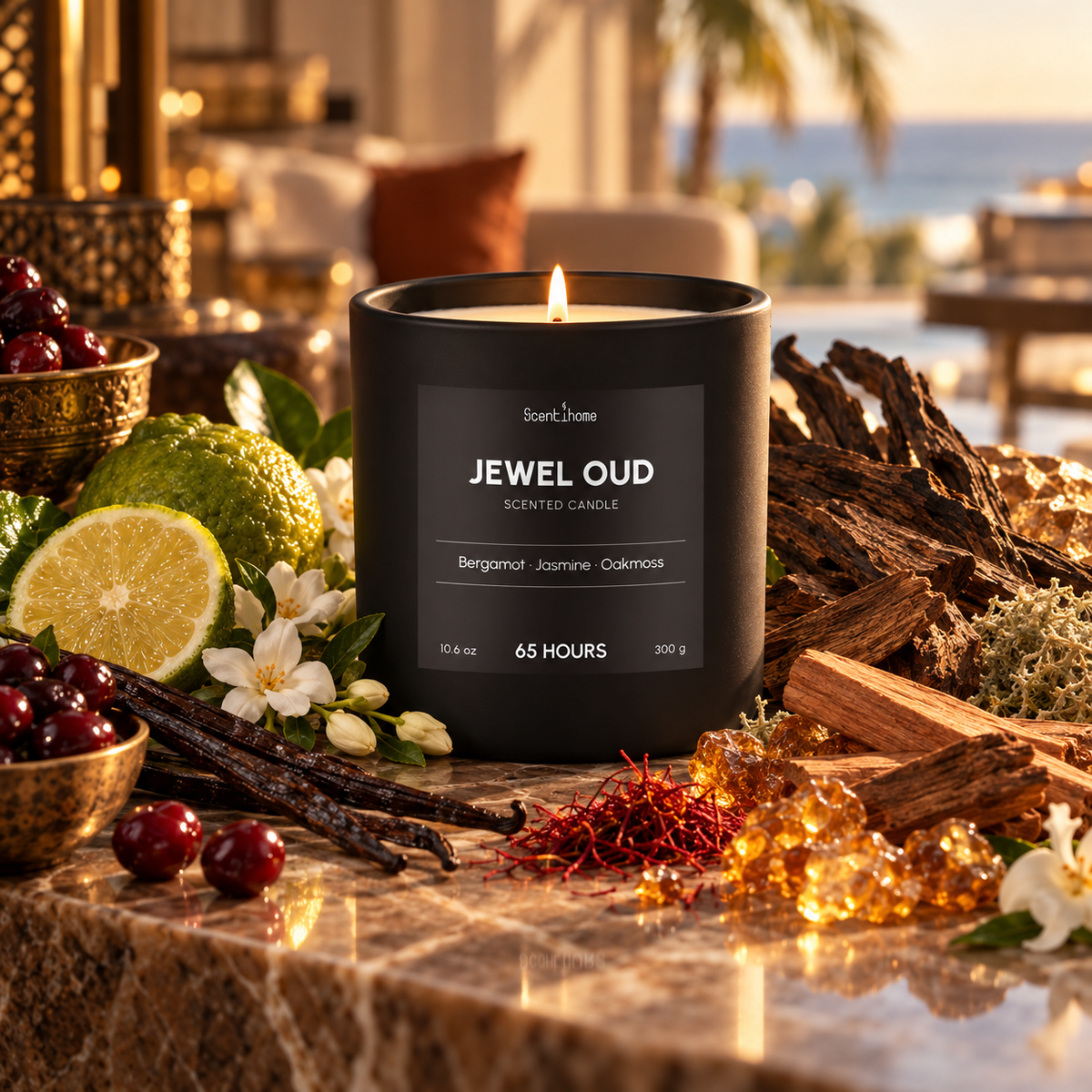 Jewel Oud Candle